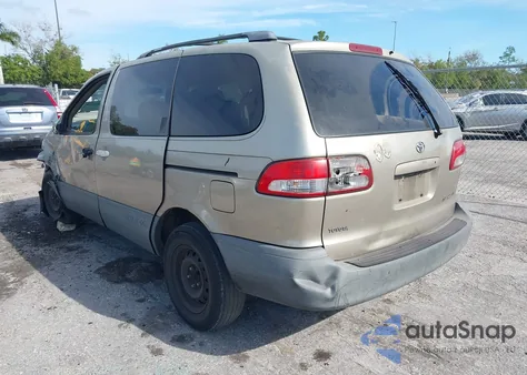 2001 Toyota Sienna Le from USA, damaged, VIN 4T3ZF13C91U383581